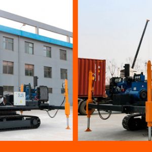 電動款光伏打樁機