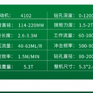 輪式護(hù)欄打樁機（小四輪打樁機）